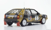 Kyosho Lancia Delta Hf Integrale 4wd Team Esso N 1 Winner Rally Piancavallo 1987 Fabrizio Tabaton - Luciano Tedeschini 1:18 Černé Zlato