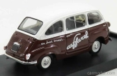 Brumm Fiat 600 Multipla Veicolo Commerciale Caffarel 1956 1:43 Bílá Hnědá