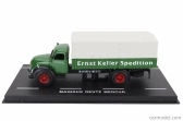 Edicola Magirus Deutz Tlf-16 Mercur Telonato Truck 2-assi 1956 1:87 Zelená Bílá