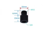 3/8" Female to M12Male Screw