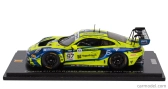 Iskrový model Porsche 911 992 Gt3 R 4.2l Team Rutronik Racing N 97 24h Spa 2024 Dustin Blattner - Richard Robichon - Dennis Marschall - Loek Hartog 1:43 Žltá Modrá