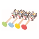 Bigjigs Toys Rolničky pruhované 1 ks