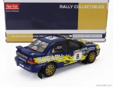Sun-star Subaru Impreza 555 N 8 Rally Nový Zéland 1997 Peter Bourne - Craig Vincent 1:18 Modro-žltá