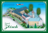 Zámok Zbiroh - papierový model 1:300