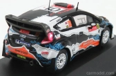 Minipartes Ford england Fiesta Rs Wrc N 10 Rally Portugal 2012 M.ostberg - J.andersson 1:43 Matná čierna biela svetlo modrá oranžová