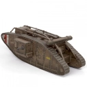 Oceľová stavebnica britský Mark IV Panzer