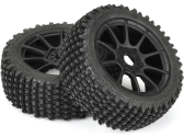 Pro-Line kolo 3.3", pneu Gladiator M2, disk Mach 10 H17 černý (2)