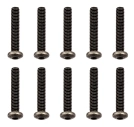 Šrouby, M2,5x14mm s půlkulatou imbusouvou hlavou