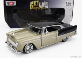 Motor-max Chevrolet Bel Air 1955 1:24 zlatý čierny