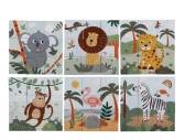 2Kids Toys Dřevěné kostky Safari