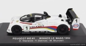 Ixo-models Peugeot 905 Evo1bis Team Peugeot Talbot Sport N 1 Winner 24h Le Mans 1992 D.warwick - Y.dalmas - M.blundell 1:43 Bílá Černá