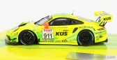 Minichamps Porsche 911 991-2 Gt3 R Team Manthey Racing N 911 1:43, žlutá