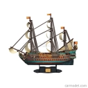 Cubicfun Puzzle Kit 3d v penovej lodi Španielska armáda San Felipe Veliero cm. 68x18x56 - 248 Pezzi - 248 dielikov 1:110 /