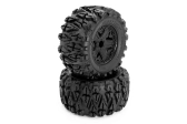 TERRAMAX 140/73 mm lepiaca guma, čierne disky so šesťhranom 12 mm, 2 ks.