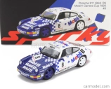 Spark-model Porsche 911 964 Rs Mobil1 N 8 Porsche Carrera Cup 1993 1:64 modrá biela