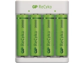 GP USB nabíječ Eco E411 + 4AA GP ReCyko 2100