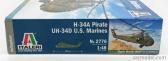 Italeri Sikorsky Uh-34d Helicopter U.s.a. Marines 1974 1:48 /