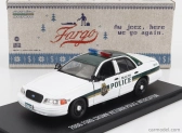 Greenlight Ford usa Crown Victoria Police Interceptor Atlanta Police 2009 - Baby Drive 1:43 Bílá