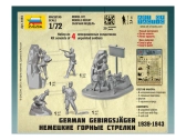 Zvezda figúrky – nemeckí Gebirgsjäger (1:72)
