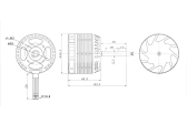 Motor M4520R 1120kV Heli BLS