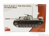 Miniart Tank Stug Iii Ausf. G With Winter Tracks Military 1943 1:72 /