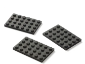 LEGO organizér s tromi zásuvkami – modrá