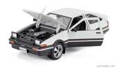 Maisto Toyota Sprinter Trueno Ae86 1979 1:24 Bílá Černá