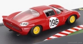 Edicola Ferrari Dino 206s Coupe Team Sefac N 196 2nd Targa Florio 1966 Giancarlo Baghetti - Jean Guichet 1:43 Červená biela