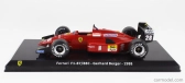 Edicola Ferrari F1  87/88c N 28 Season 1988 Gerard Berger - Con Vetrina - With Showcase 1:24 Červená Černá
