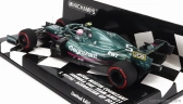 Minichamps Aston martin F1  Amr21 Mercedes M12 Eq Power+ Team Cognizant Formula One N 5 2nd Azerbaijan Gp 2021 Sebastian Vettel 1:43 Zelená