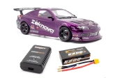 1/10 Drift OVER-D10 RWD auto RTR + batéria a nabíjačka