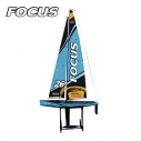 RC loď Focus V3 RTR plachetnice, modrá