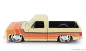 Jada Chevrolet C-10 Pick-up Custom 1985 1:24 Krémově Hnědá Oranžová