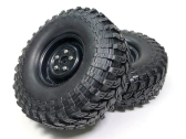 Pneumatiky + disky Crawler All Terrain 110mm, černé, 2ks