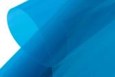 KAVAN nažehlovací fólie 10m - transparentní modrá