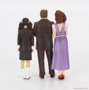 Nekonečná sada figúrok 3x Famiglia Fantozzi - Ragioniere Ugo Fantozzi - Signora Pina - Mariangela 1:18 Rôzne