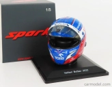Spark-model Bell helmet F1  Casco Helmet Alfa Romeo C42 Team Orlen Racing N 77 Season 2022 Valtteri Bottas 1:5 Modrá Bílá Červená