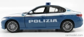 Bburago Alfa Romeo Giulia Polizia 2016 1:24 modrá biela
