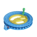Naviják s rukojetí 16 cm s délkou šňůry 150 m, modrý