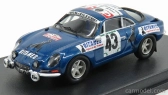 Trofeu Renault Alpine A110 N 43 Rally Bandama 1974 S.mehta - M.doughty 1:43 Blue Met