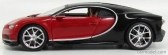 Bburago Plus Bugatti Chiron 1:18 červená