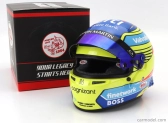 Mini helmet Bell helma F1 Fernando Alonso Team Aston Martin Cognizant N 14 1:2
