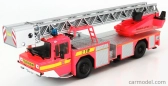Edicola Iveco Magirus Dla-k 23-12 Scala Ladder Truck Germany 2003 1:43 Červená Stříbrná