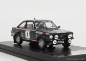 Trofeu Ford england Escort Mkii (night Version) N 4 Rally Ypres 1977 G.staepelaere - F.franssen 1:43 Black