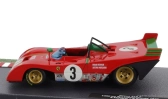 Edicola Ferrari 312pb N 3 Víťaz 1000km Spa Francorchamps 1972 Brian Redman - Arturo Merzario 1:43 Červená zelená