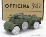 Officina-942 Fiat Ansaldo Tank Ab41 Autoblindo 1941 1:76 Vojenská zelená