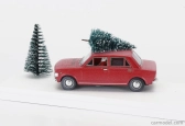 Rio-models Fiat 128 1-series 1969 - Vianočná edícia 2024 - Con Babbo Natale - S figúrkou Santa Clausa 1:43 Červená