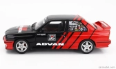 Solido BMW radu 3 M3 (e30) Advan Rally Drift Team 1990 1:18 Červená čierna