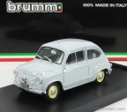 Brumm Fiat 600 Berlina I Series 1955 1:43 Grigio Perla - svetlosivá