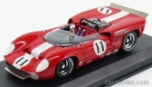 Najlepší model Lola T70 Spider N 11 Bridgehampton 1967 L.motscheker 1:43 Červená biela